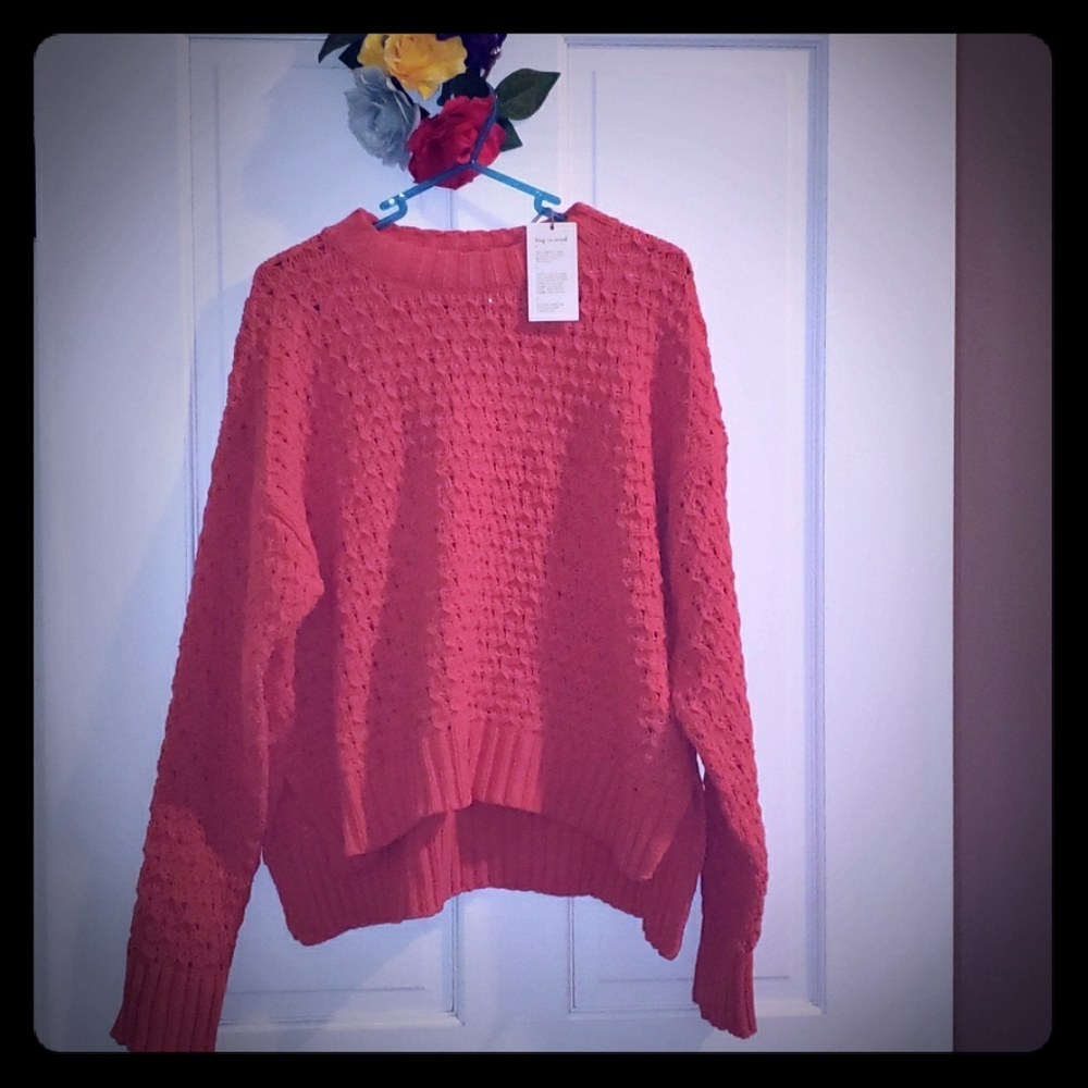 Coral sweater